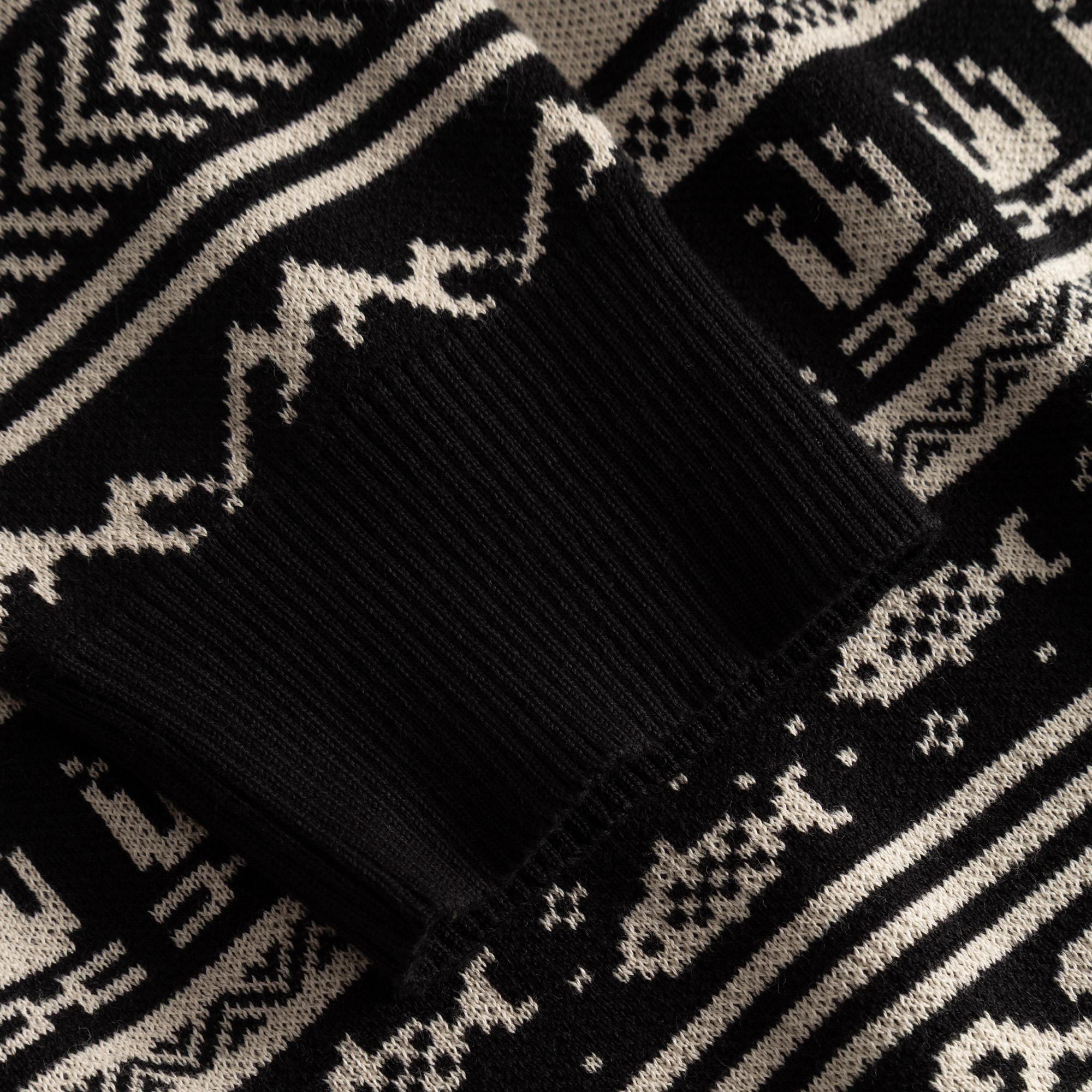 Dedicated Mora Fairisle Hike Black Herren Strickpullover schwarz ecru